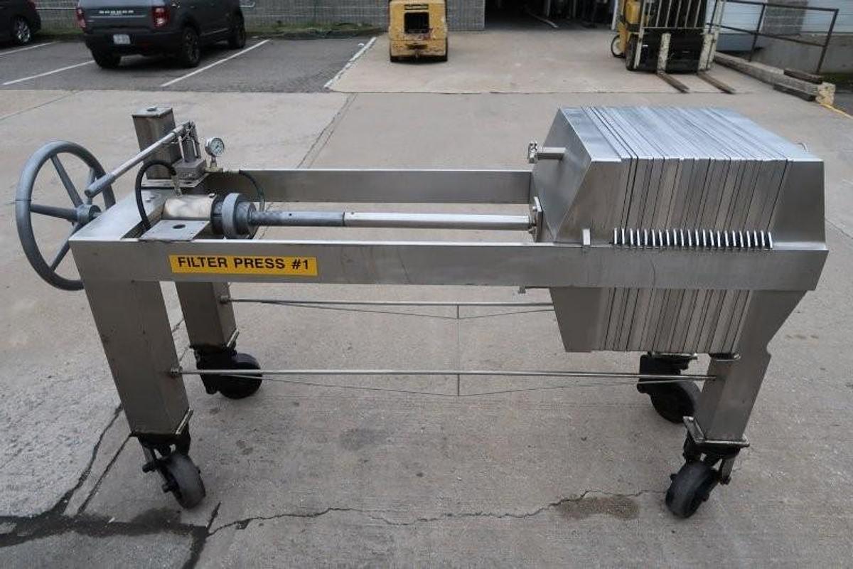 Used Plate and Frame Filter Press, SS