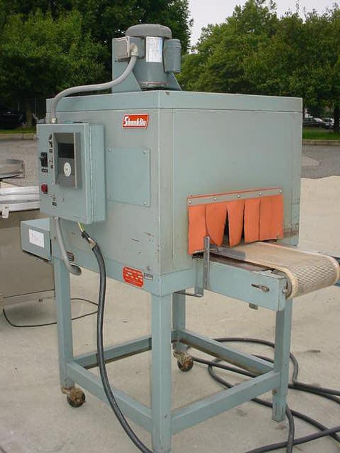 Used Shanklin T-6xl Motorized Shrink Tunnel