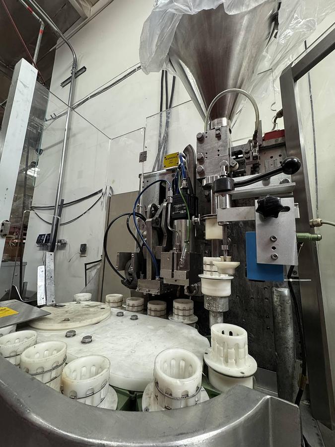 Used Nordenmatic NM250-HA Hot Air Tube Filling and Sealing Machine