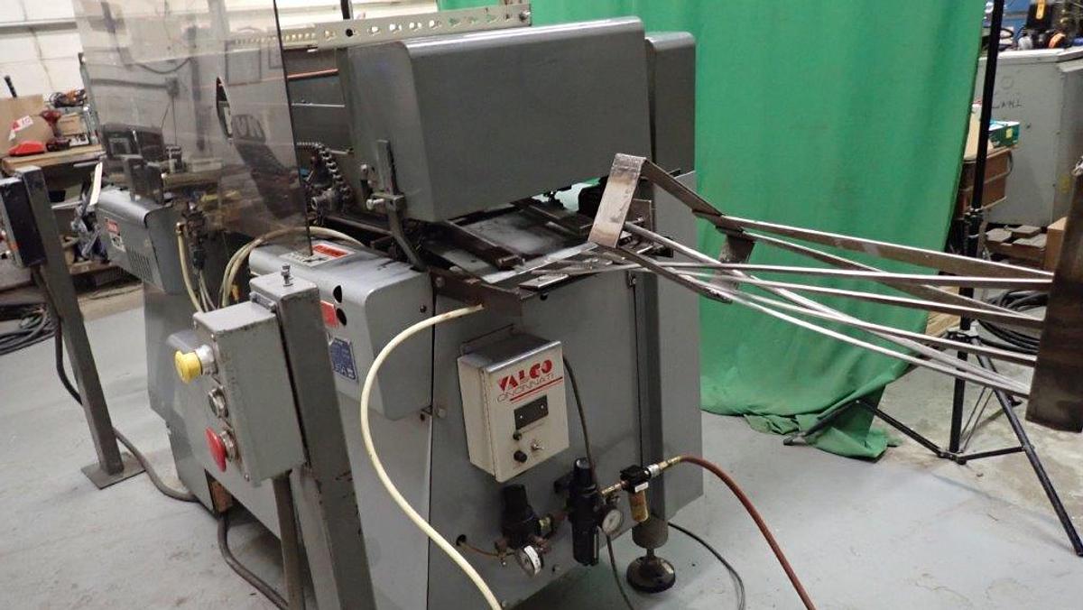 Used Mateer Burt 408A Horizontal Glue Labeler