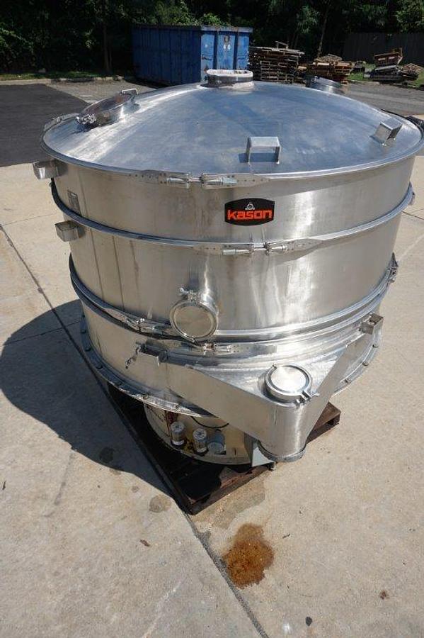 Used Kason 72 In. Diameter Stainless Steel Double Deck Screener