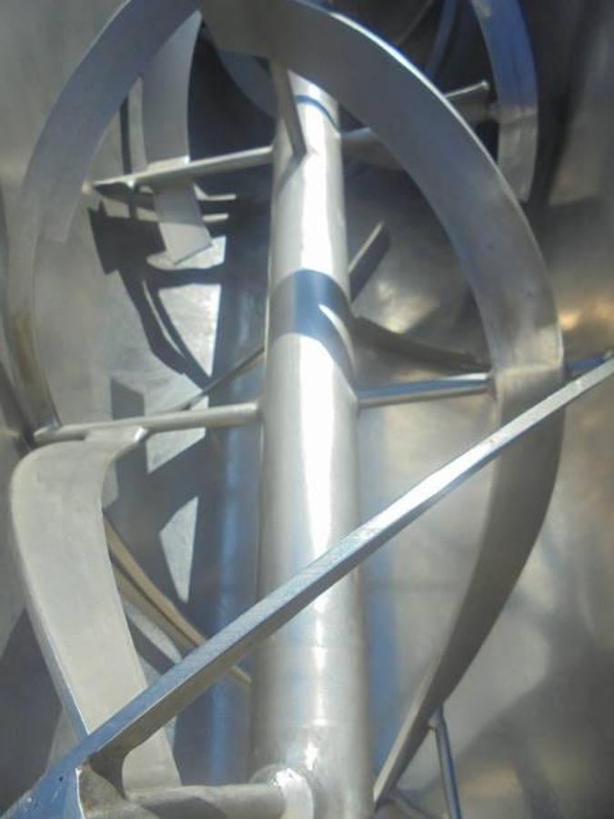 Used 17.5 Cu.Ft. Falcon Stainless Steel Double Ribbon Blender, 7.5 HP