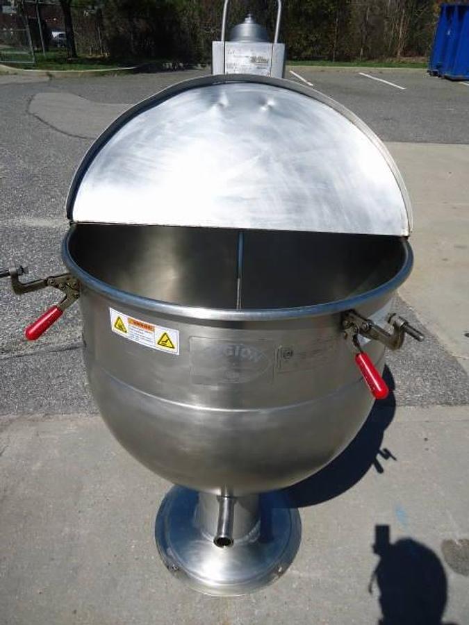 Used 60 Gallon Legion 316 Stainless Steel Jacketed Kettle With Lightnin Agitator
