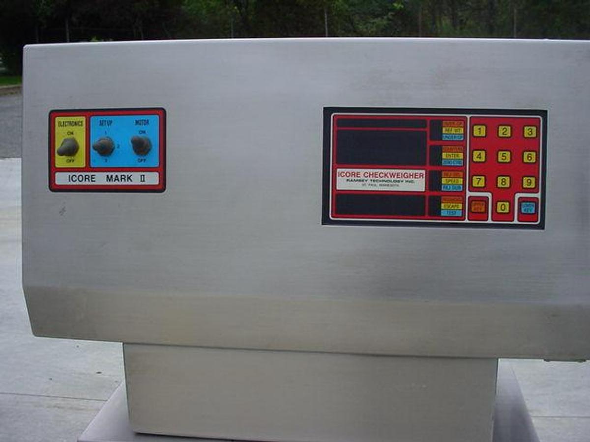 Used Ramsey Icore Mark Ii Stainless Steel Checkweigher–