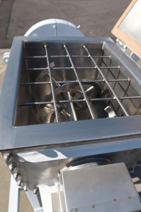 Used 1 Cu. Ft. Day Stainless Double Ribbon Blender, XP Motor