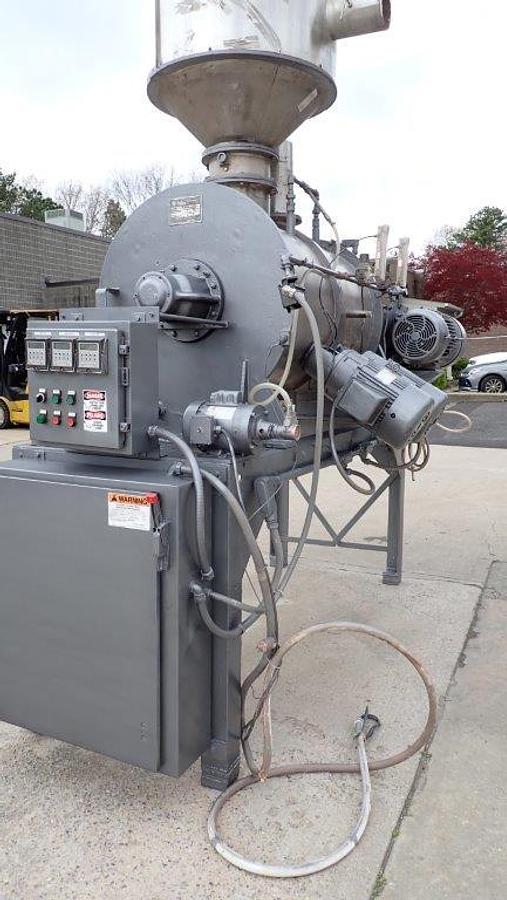 Used Littleford FKM-600-D Stainless Steel Plow Mixer, Liquid Injection