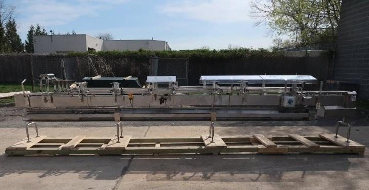Used Kalish 21.5 Ft. Long SS Bottle Conveyor