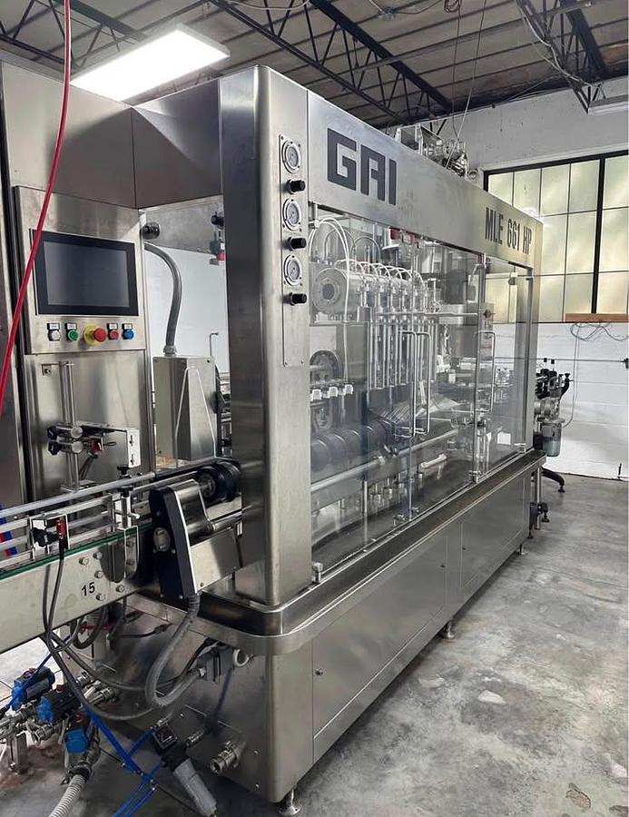 Used GAI Prospero Automatic Monoblock Bottling Line