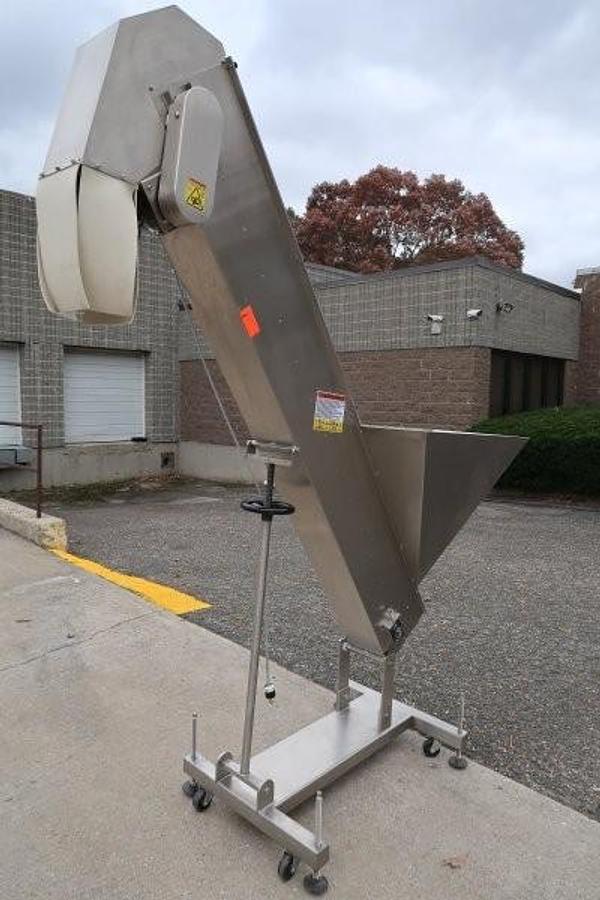 Used Kaps-All FS-B Inclined Cleated Belt Escalator/Cap Elevator