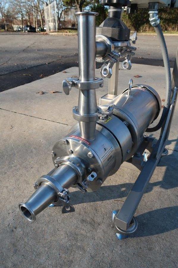 Used Admix DS-425 SS Sanitary Inline High Shear Mixer, 5HP