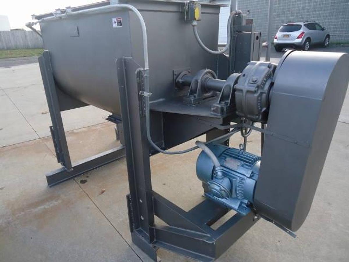 Used 26.5 Cu.ft.  Falcon Stainless Steel Double Ribbon Blender, 10 Hp