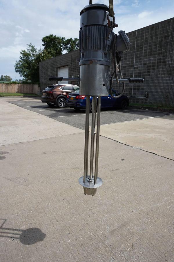 Used Hill 3 HP Drop In Homogenizing Mixer, XP