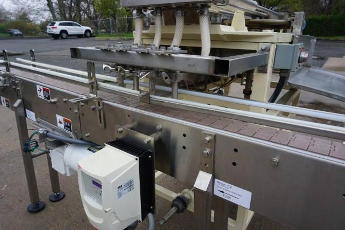 Used Simplex Four Head Piston Filling Machine
