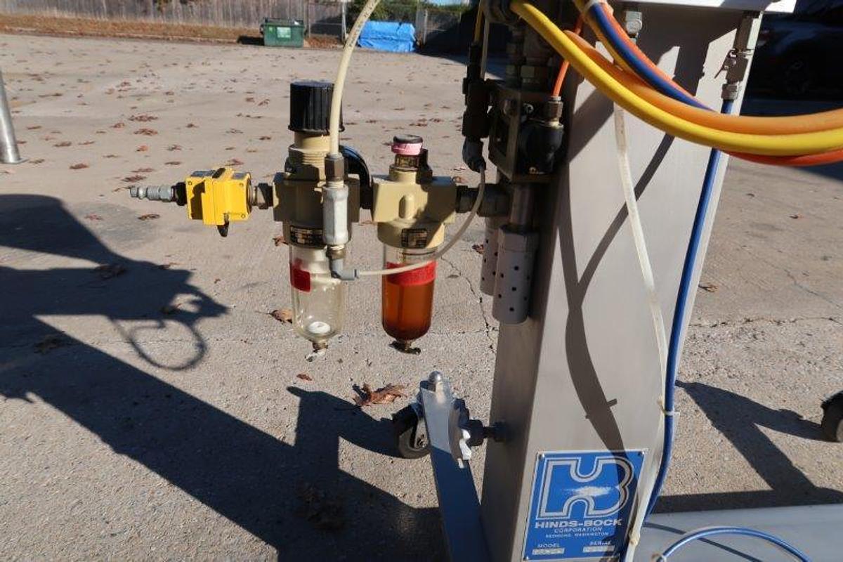 Used Hinds Bock SP-64 Single Piston Filler, Air Driven