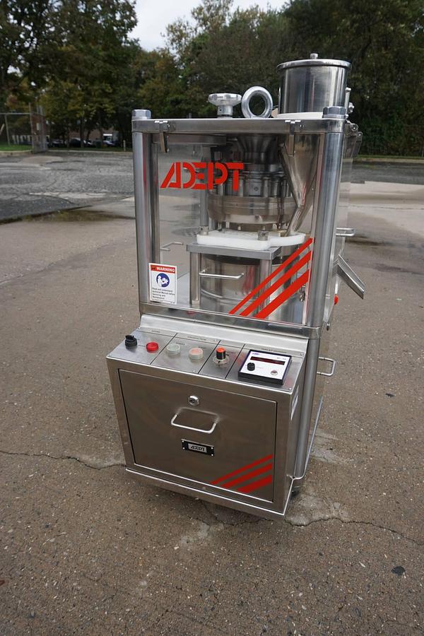 Used Adept 10 Station R&D Tablet Press, GMP