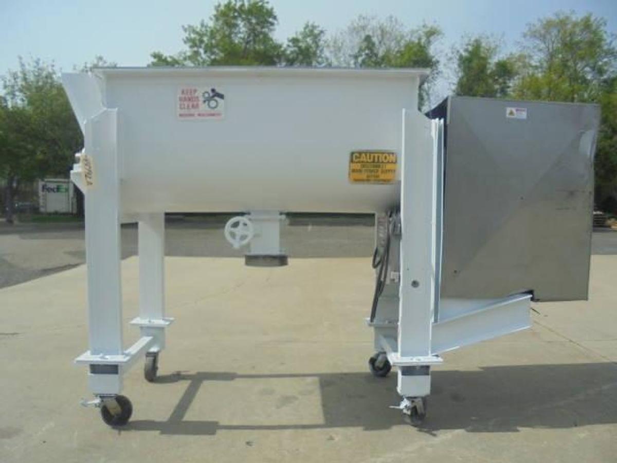 Used 17.5 Cu.Ft. Falcon Stainless Steel Double Ribbon Blender, 7.5 HP