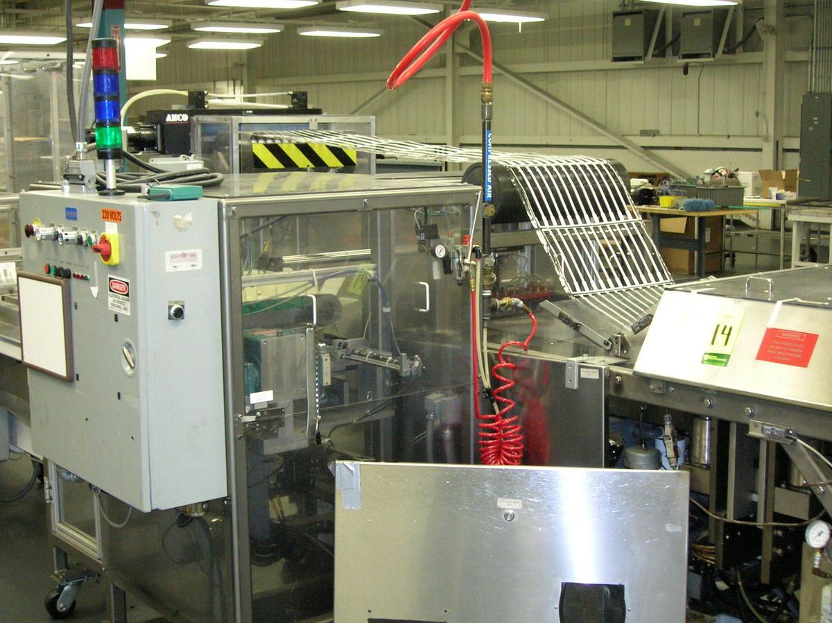 Used Mahaffey + Harder “Sureflow” 8000 Toothbrush Packaging Machine