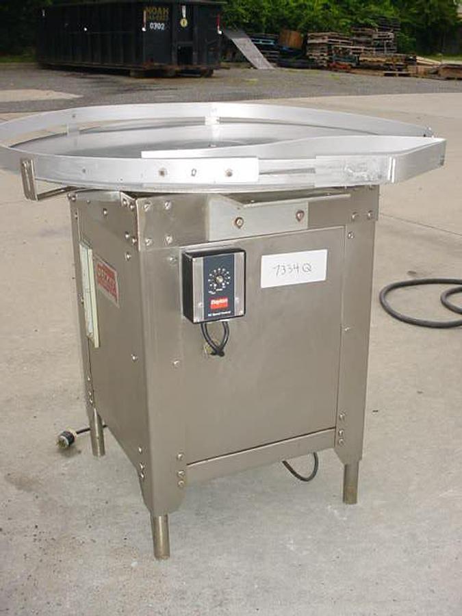 Used 36″ Diameter Garvey Rotary Stainless Unscrambling/Accumulating Table