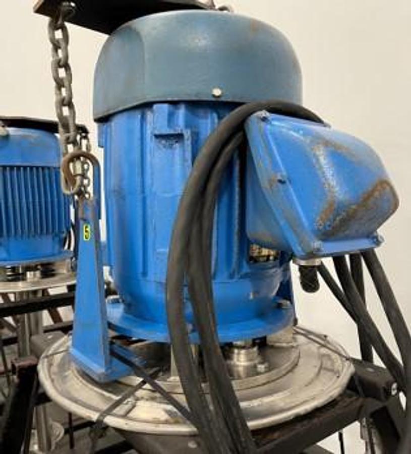 Used Silverson 25HP Explosion Proof “Drop-In” High Shear Mixers, (3)