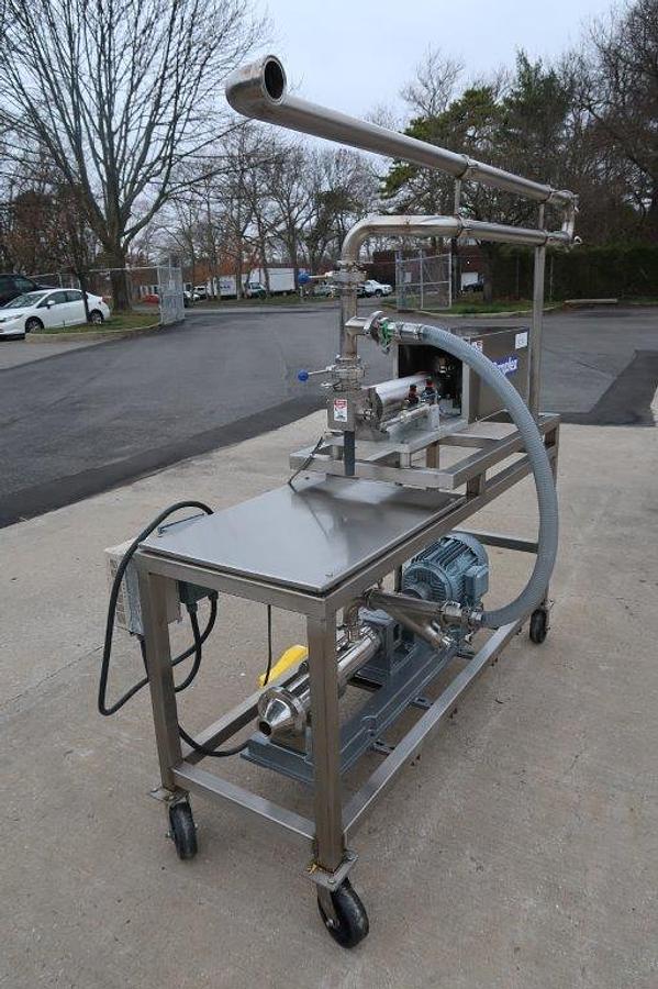 Used Simplex AV-100 Piston Filler with Progressive Cavity Feed Pump, Portable