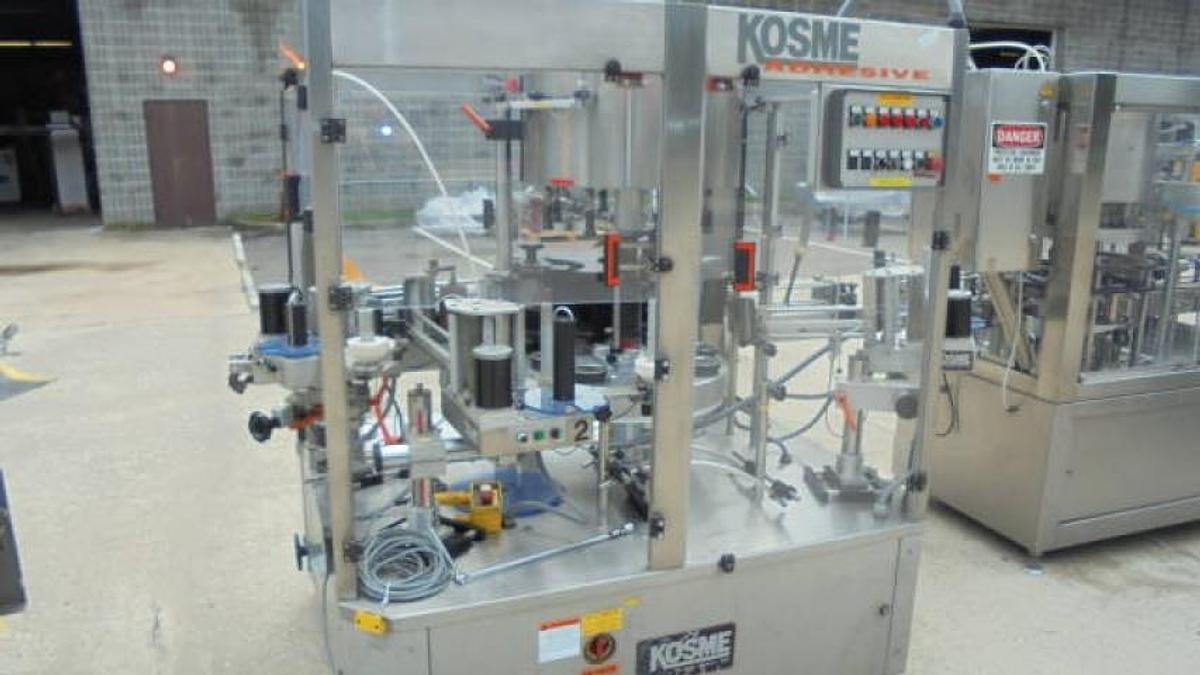 Used GAI Wine Bottling Line, 60 Per Minute