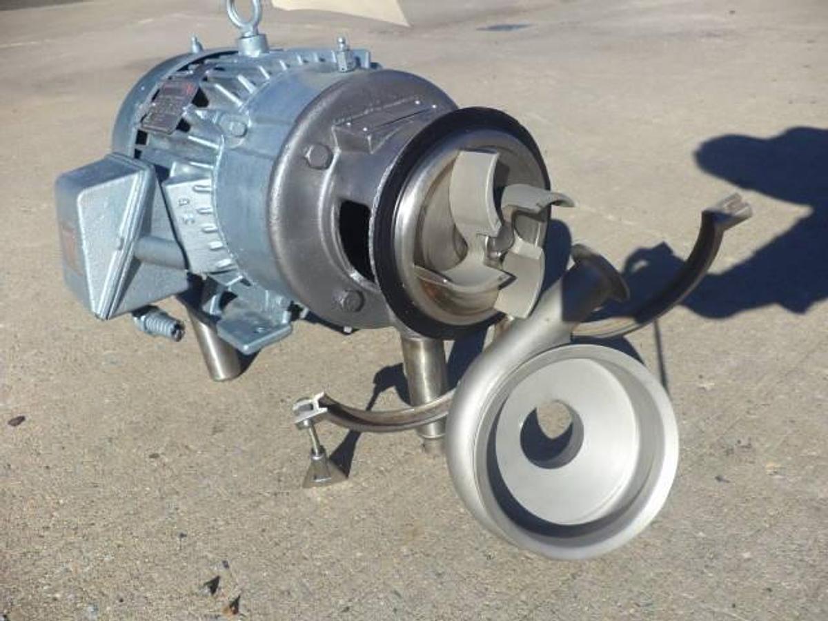 Used Crepaco 2-1/2 In. X 1-1/2 In. Stainless Steel Sanitary Centrifugal Pump