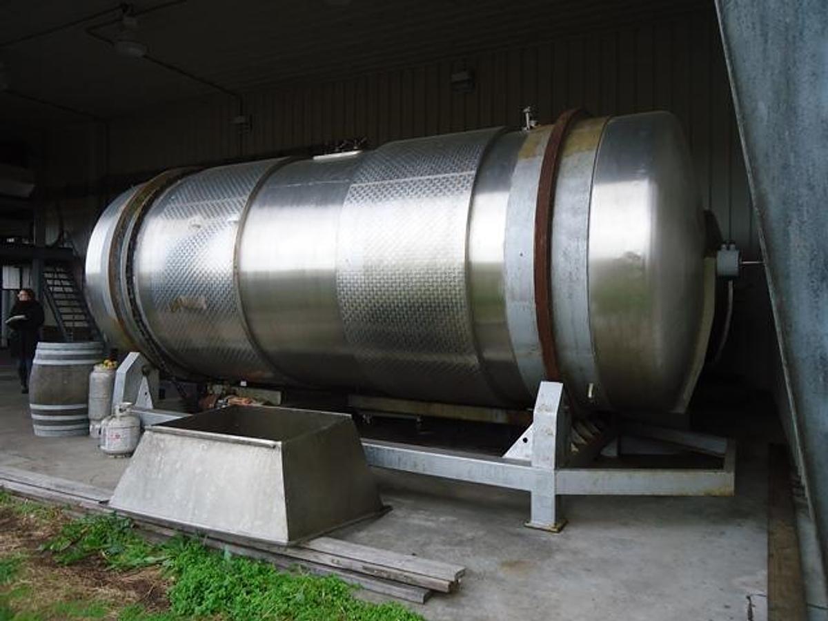 Used Milani 44 In. Diameter Rotary Horizontal Wine Fermenters (2)
