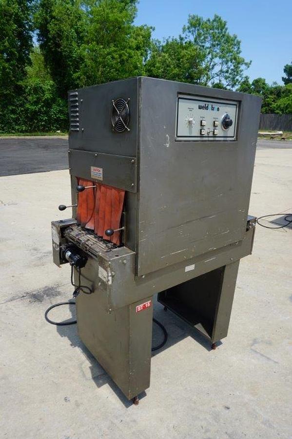 Used Weldotron 7030 Conveyorized Shrink Tunnel, 16 In. Wide X 9” High Opening