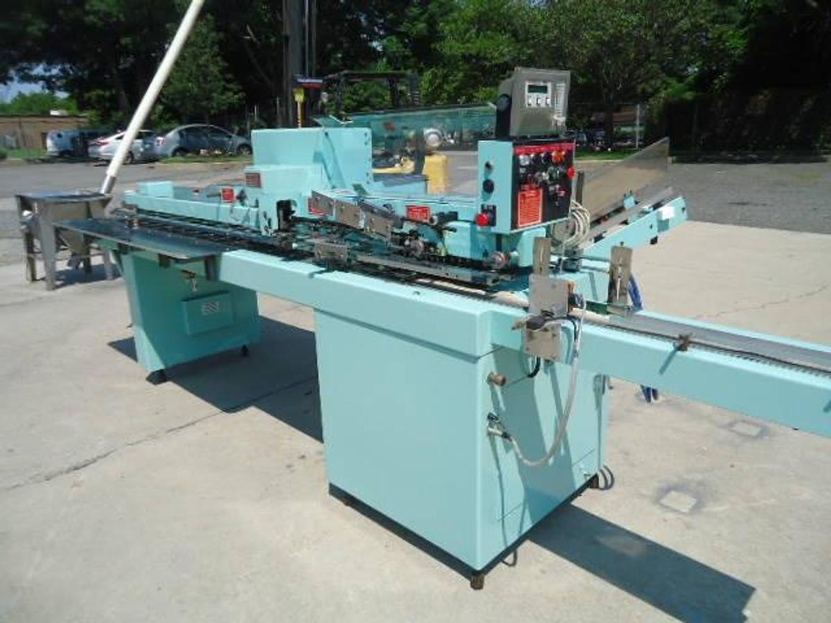 Used Bivans “Vertuck” 74 Automatic Cartoner With Leaflet Inserter
