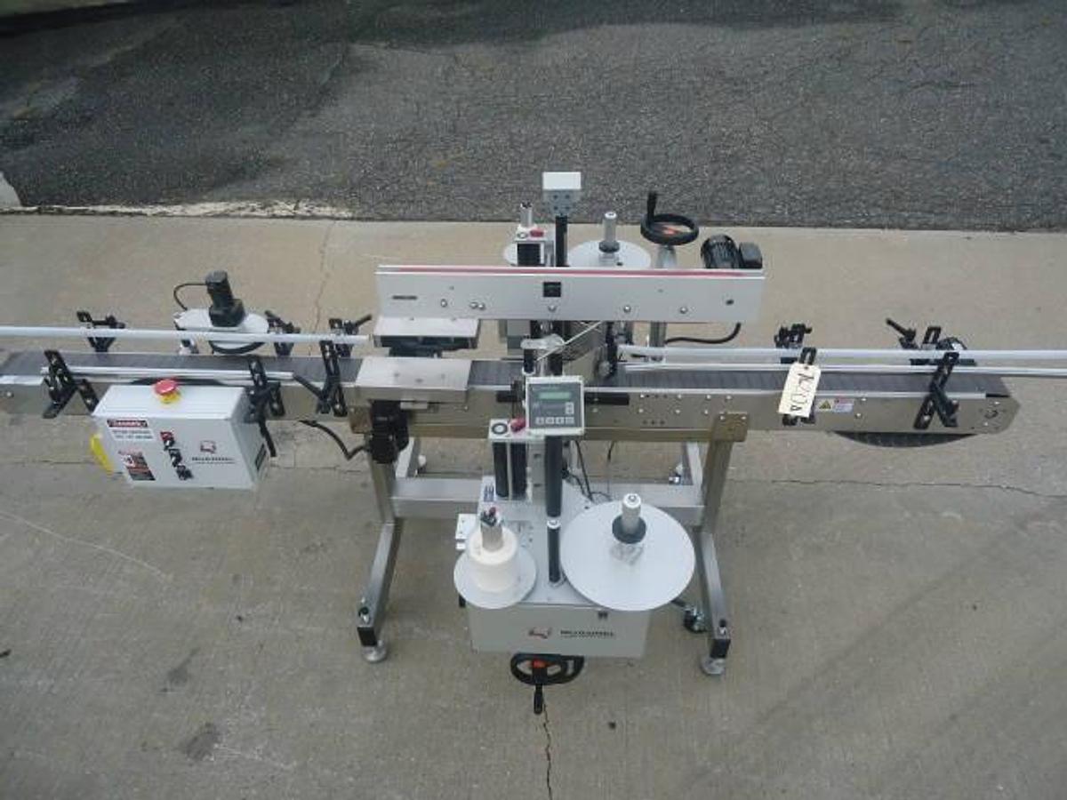 Used Quadrel “Moduline”” Front & Back Automatic Labeler, Manufactured In 2012