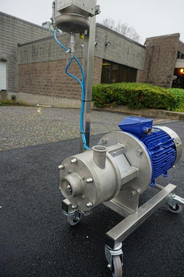 Used Silverson 450-UHS Stainless Ultra Hygienic Inline High Shear Mixer