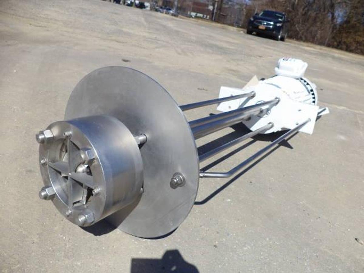 Used Arde Barinco 15 HP Homogenizing Mixer, stainless steel