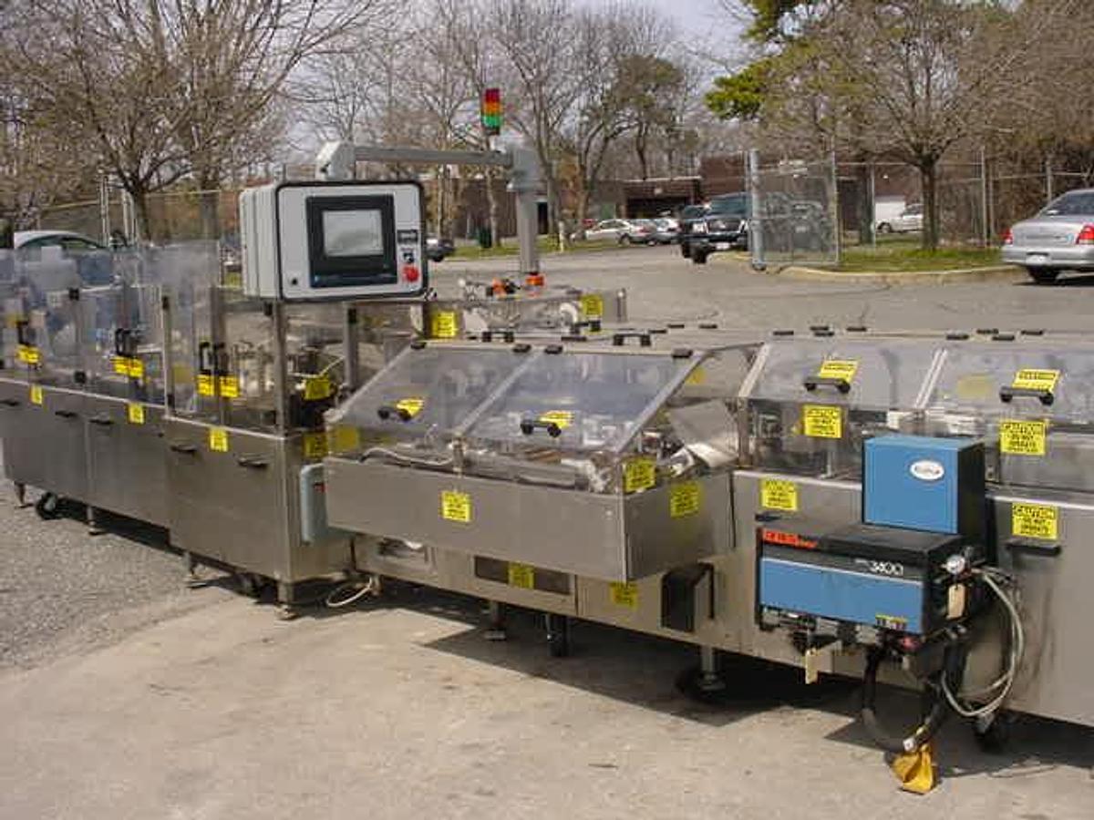 Used Mgs Hcm-750 Horizontal Continuous Motion Cartoner With Nordson Gluing