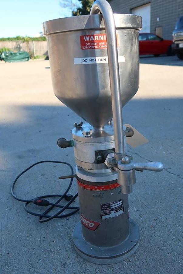 Used Greerco W200V Vertical Colloid Mill