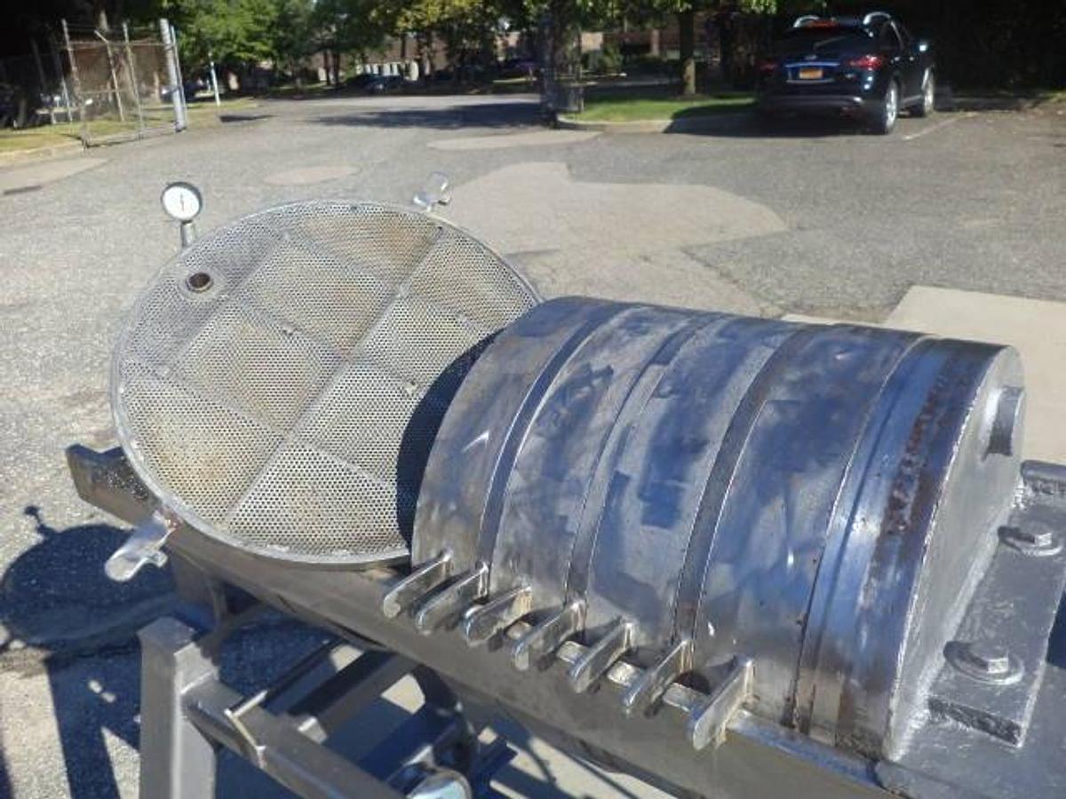 Used Star 18 In. Stainless Steel Filter Press With Pump