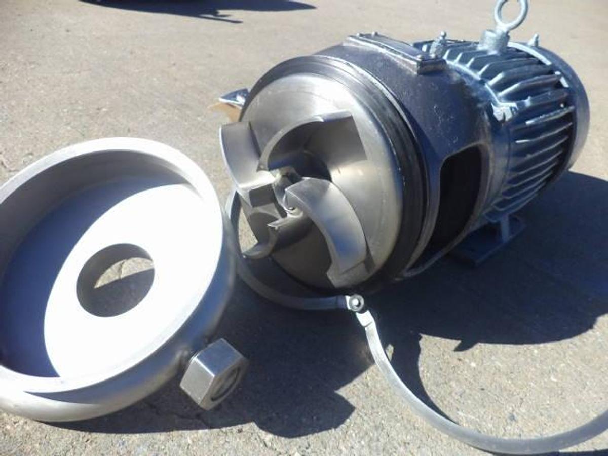 Used Crepaco 3 In. X 1-1/2 In. Stainless Steel Sanitary Cenrifugal Pump