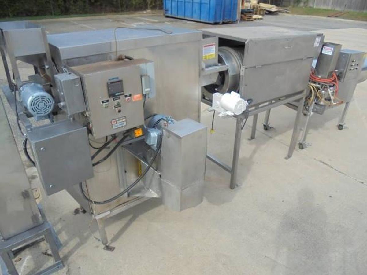 Used Cretors “Flo-Thru”” Popcorn Popper System With Seasoning Drum