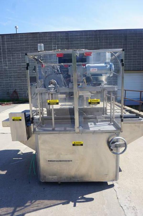 Used MRM/Elgin Twin Head Gallon Piston Filling Machine