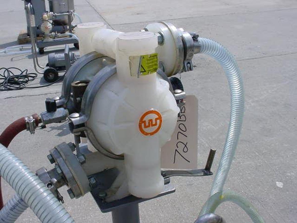 Used WILDEN 1″ AIR OPERATED DOUBLE DIAPHRAGM PUMP, Portable-