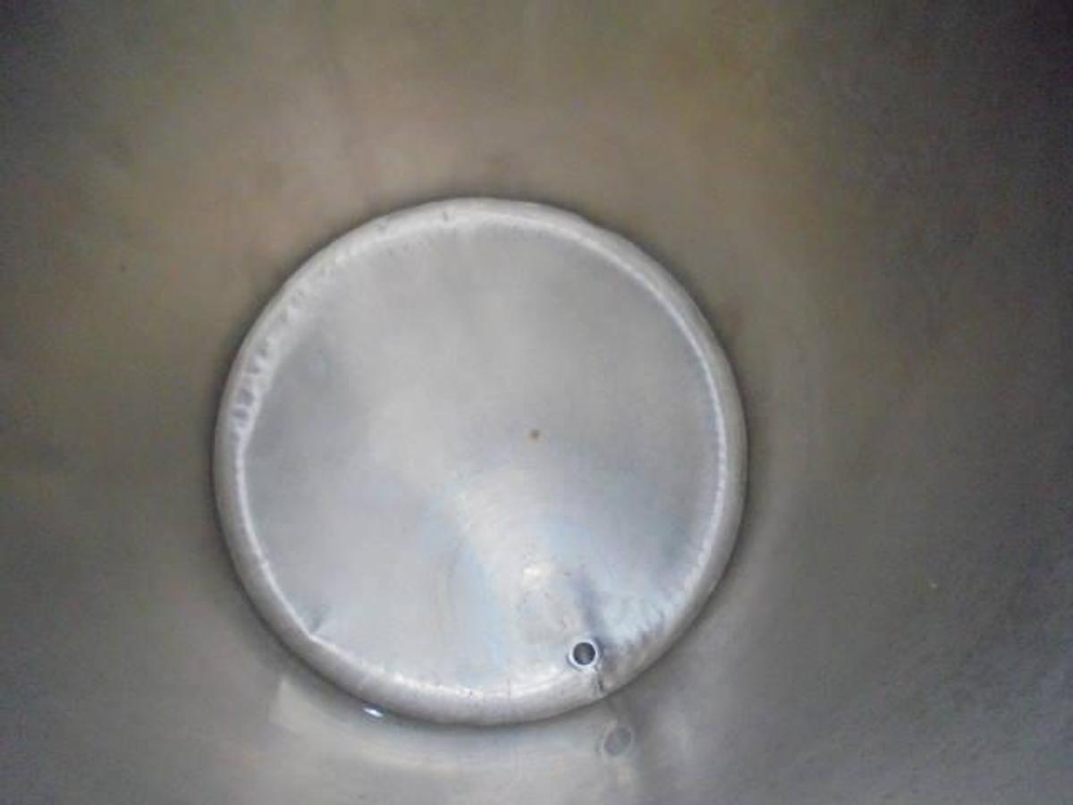 Used 450 Gallon Stainless Steel Vertical Closed Tank