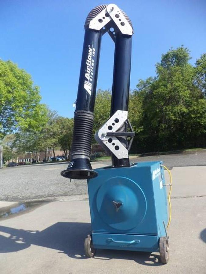 Used Airflow PCH-1 Portable Dust Collector, with E-Z Arm Extractor Arm
