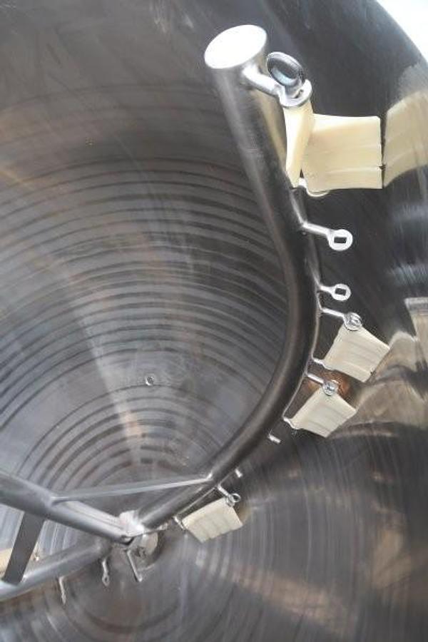 Used 500 Gallon Hamilton SS Jacketed Kettle, Full Sweep