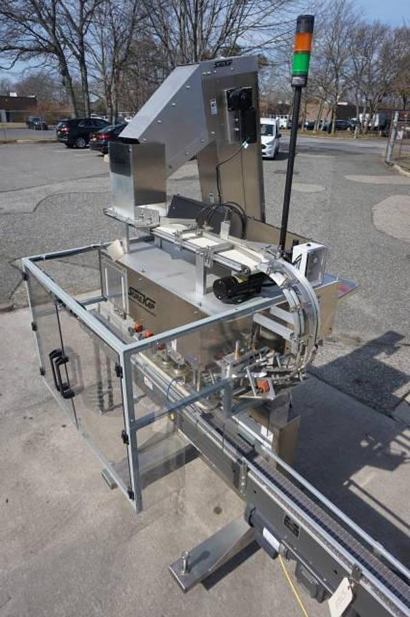 Used Surekap SK6000-BF6 Six Spindles Capper With Elevator