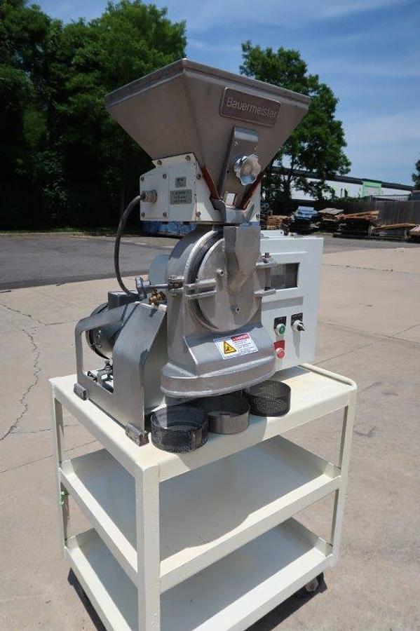 Used Azo/Bauermeister UTL Fine Grinding Mill, Stainless Steel