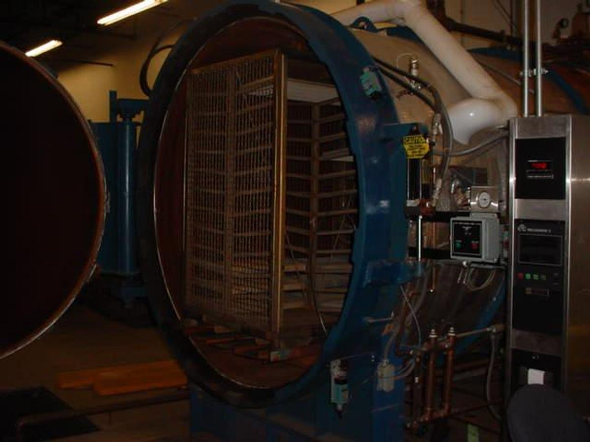 Used Horizontal Steam Sterilizer System 72″ Diameter By 185″ Deep