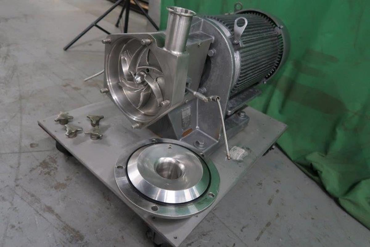 Used Fristam 3 x 2 SS Sanitary Centrifugal Pump, 15HP