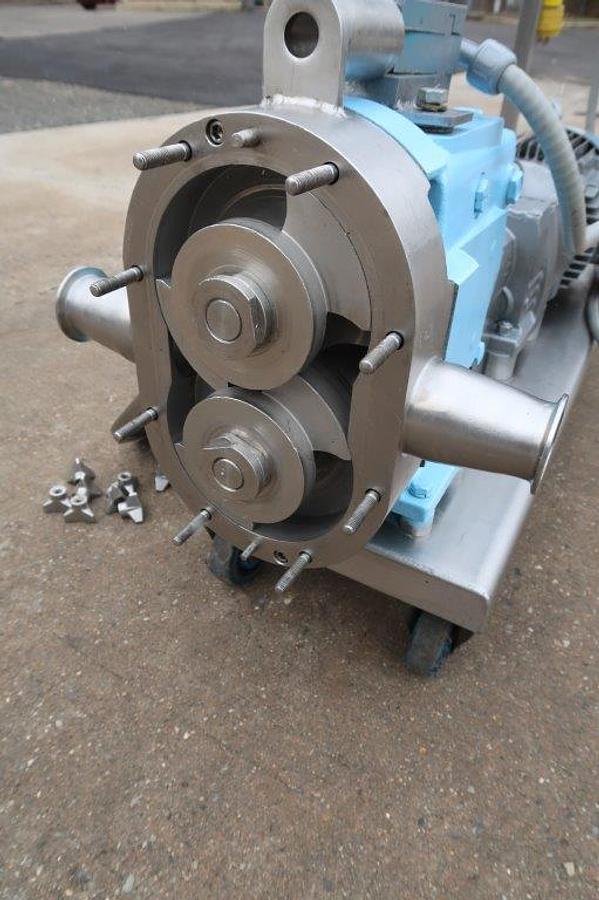 Used Waukesha 060 U1 Positive Displacement Pump, 10HP Variable Speed