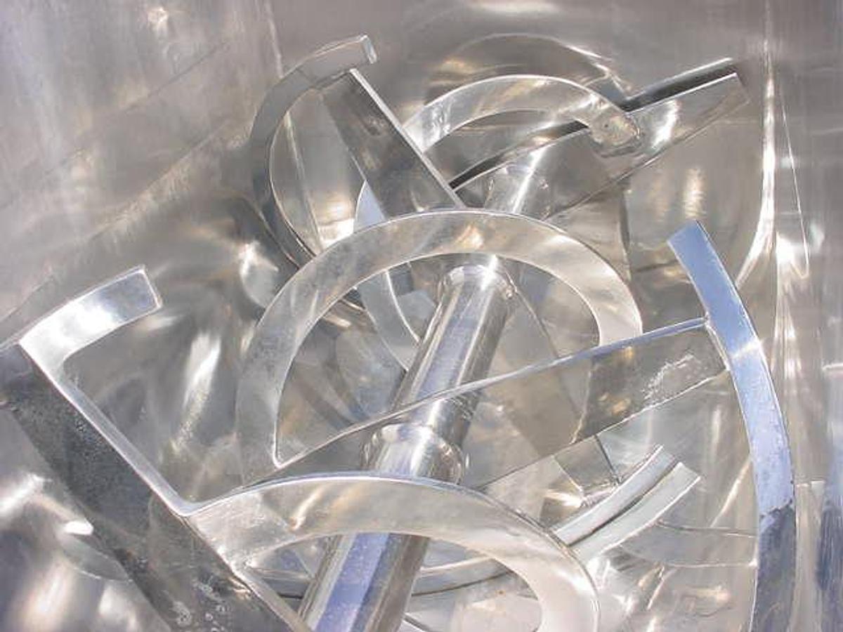 Used 120 Cu.ft. American Process Systems Stainless Steel Double Ribbon Blender