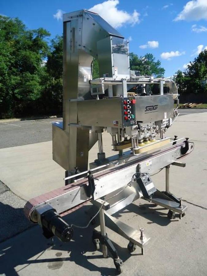 Used Surekap SK6000-BF6 Screw Capper, Stainless