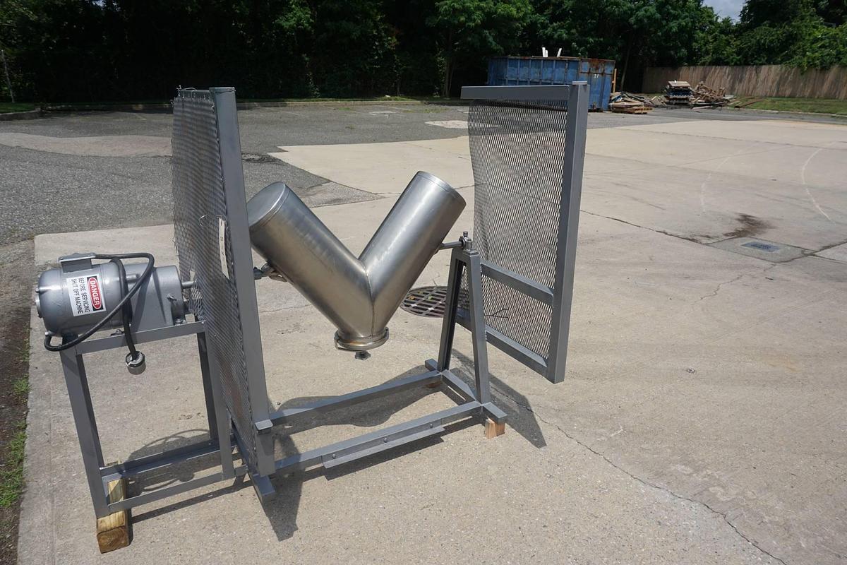 Used 2 Cu. Ft. Stainless Steel “V” Blender
